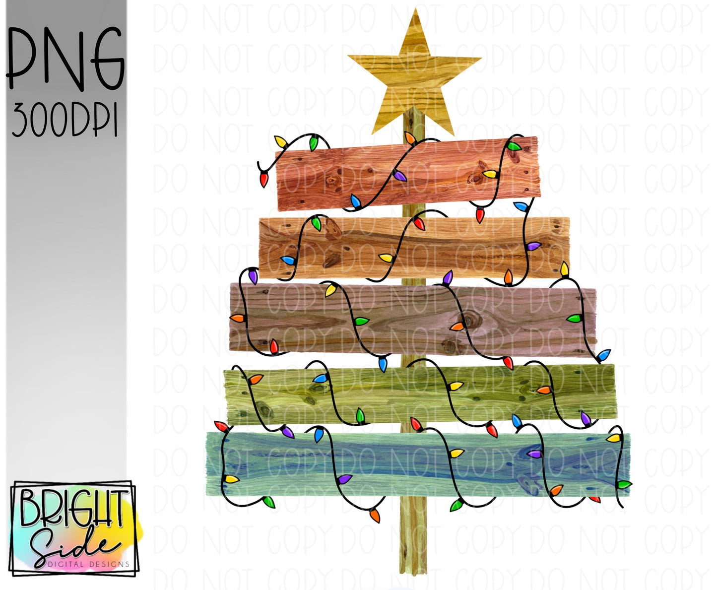 Wood pallet Christmas tree