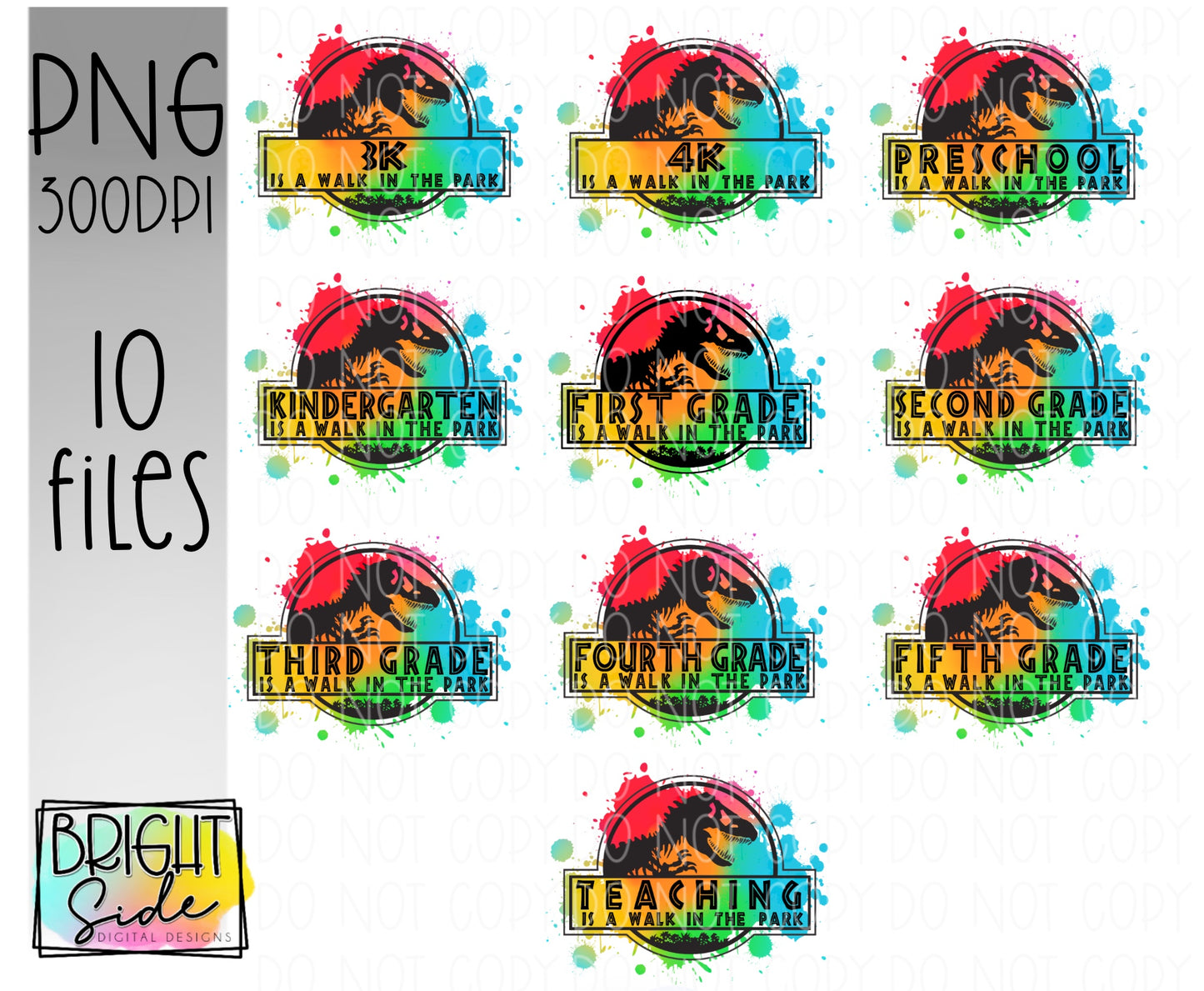 Walk in the Park Bundle -Paint Splatter version