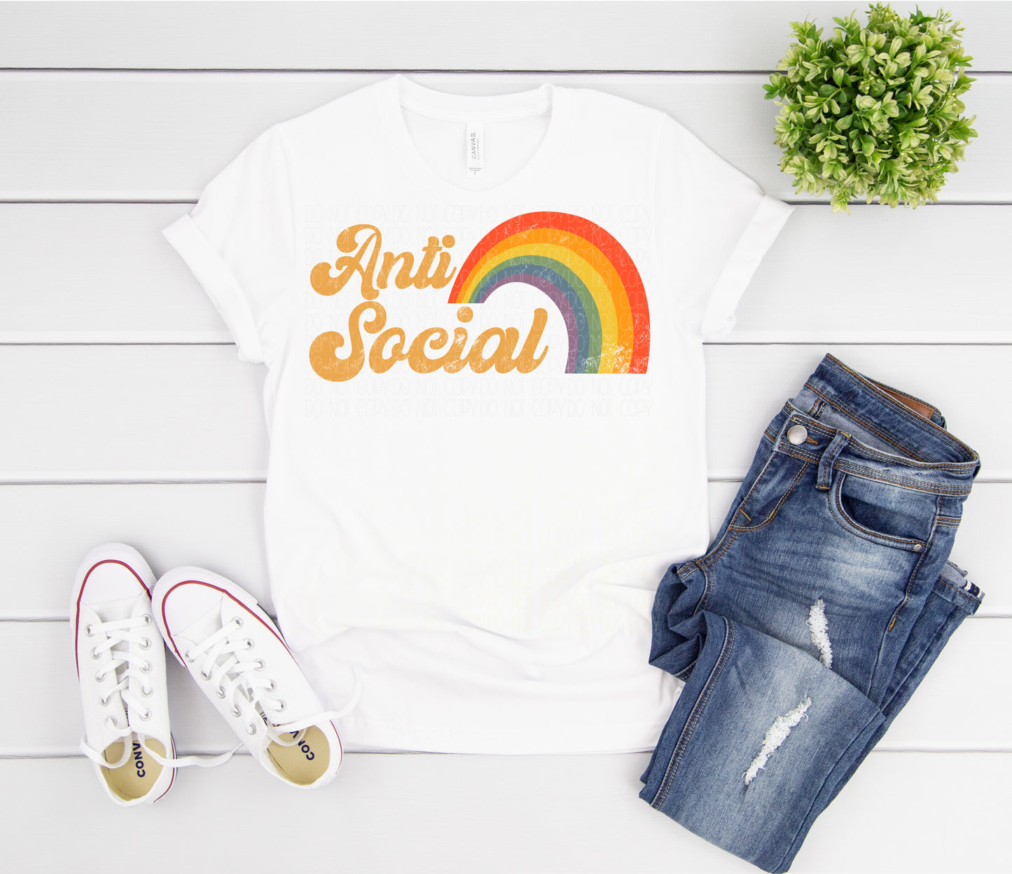 Anti Social rainbow