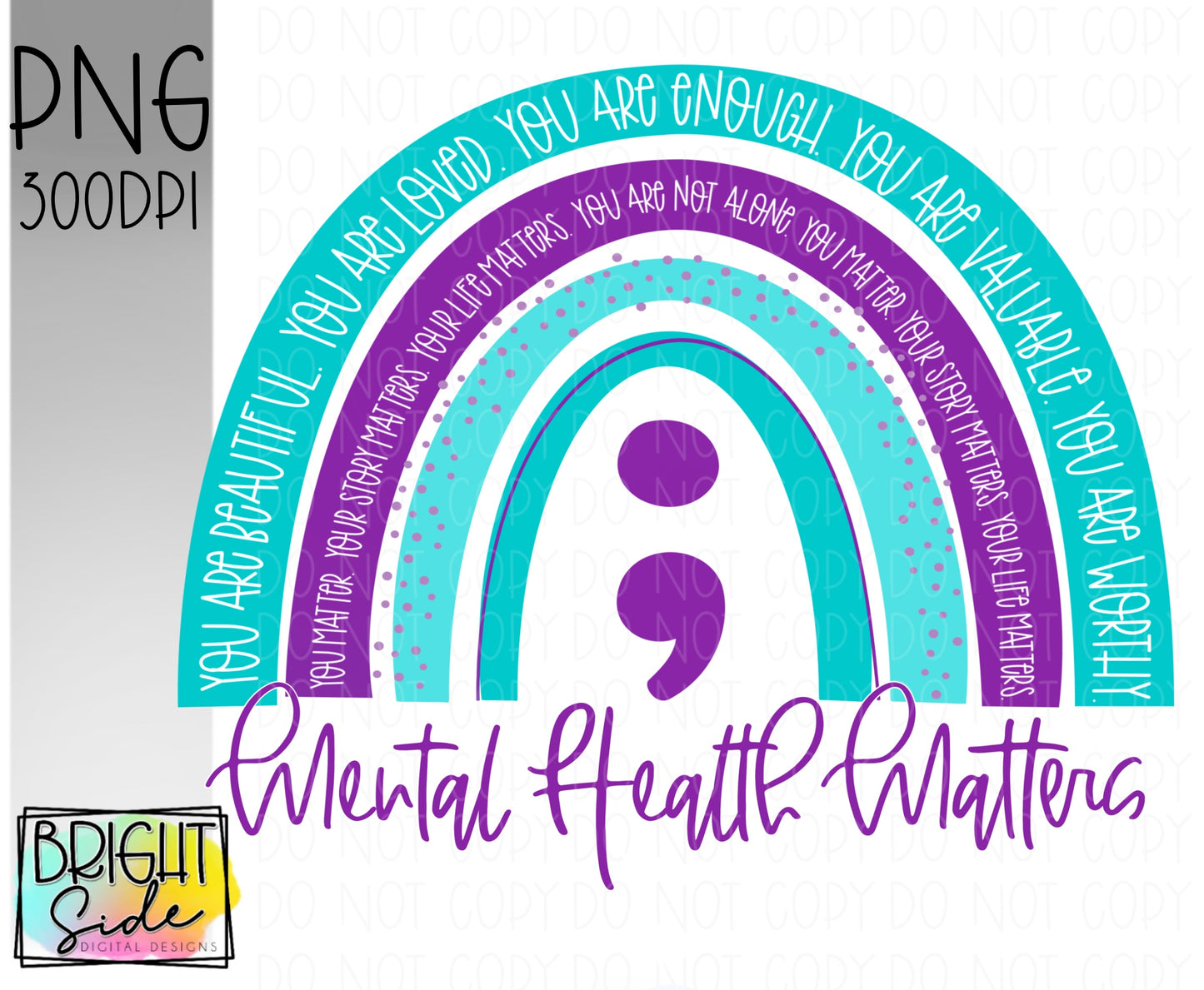 Mental Health Matters Rainbow