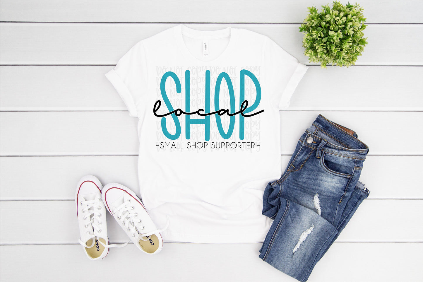 Shop local small shop supporter