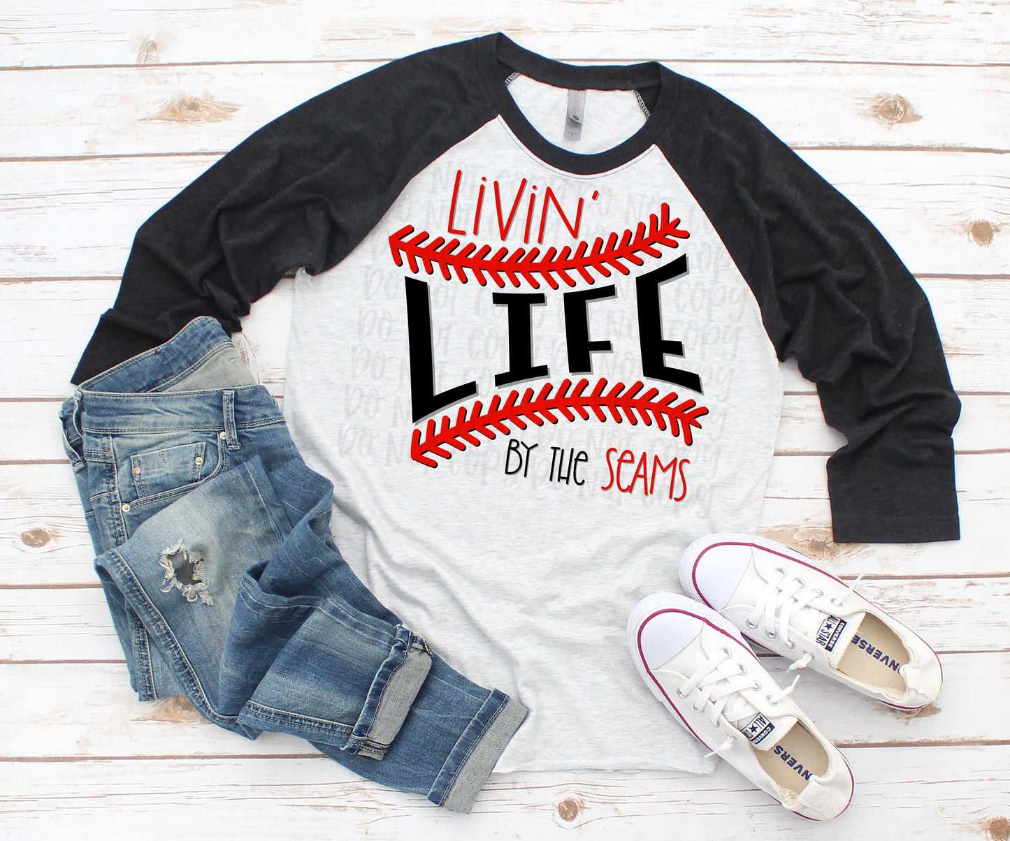 Livin’ life by the seams- baseball