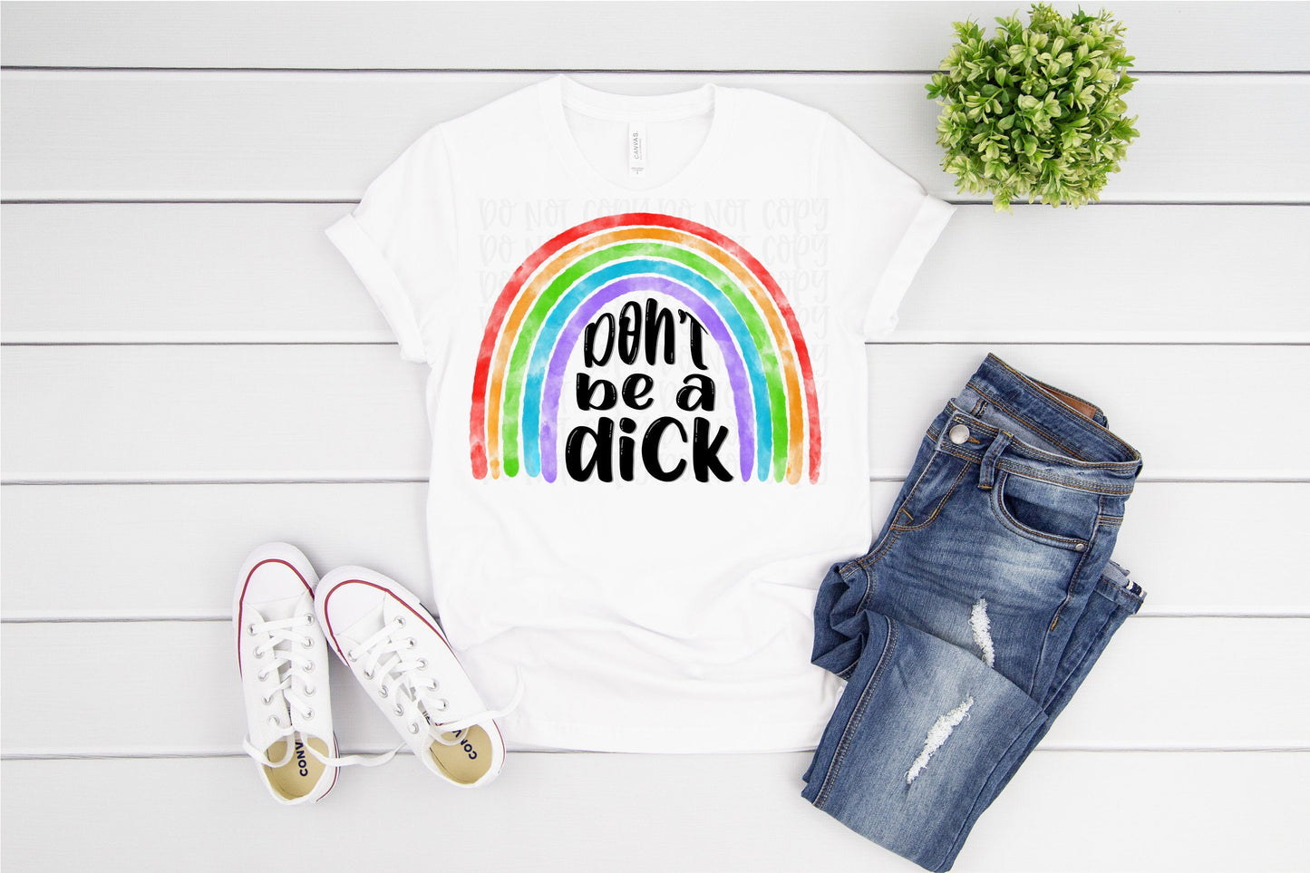 Don’t be a dick rainbow