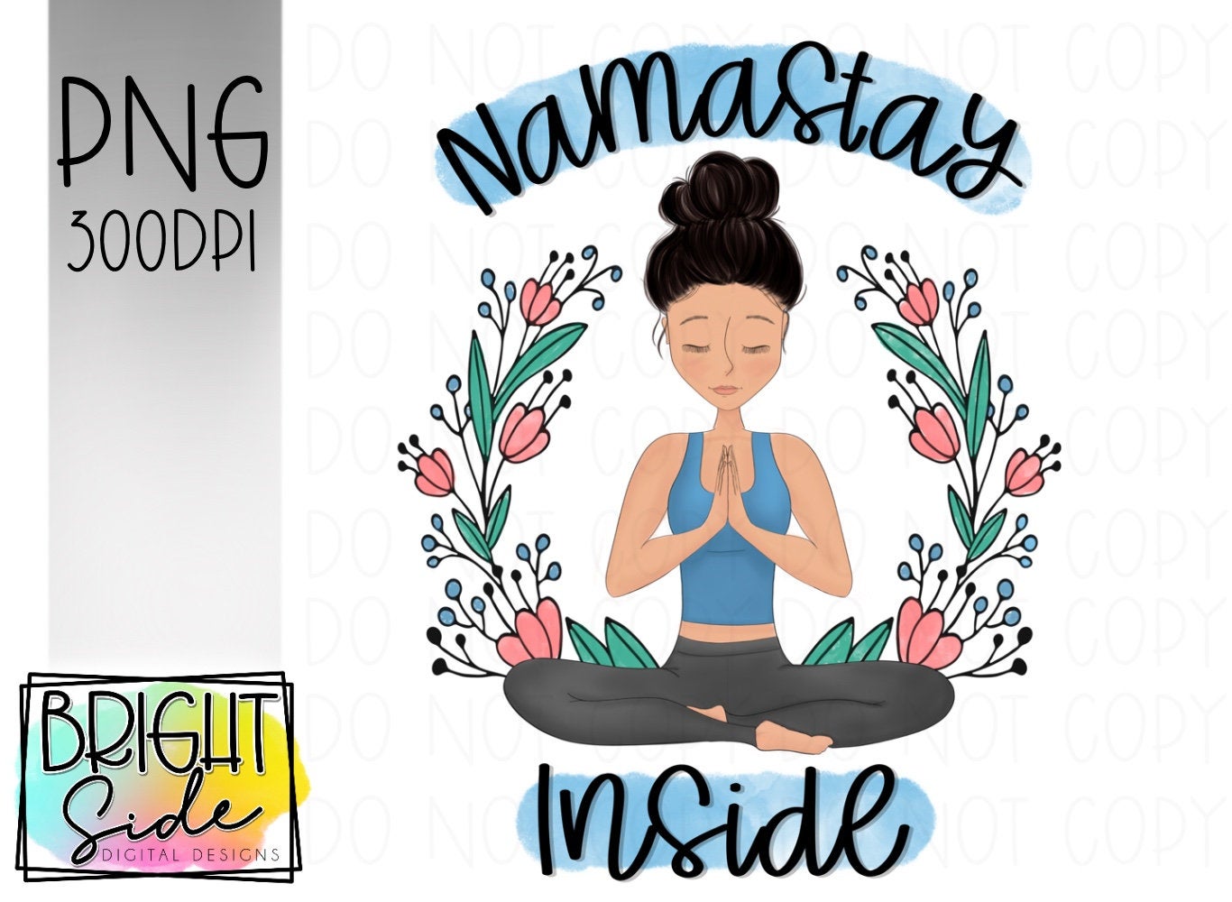 Namastay home/inside -Black hair/tan