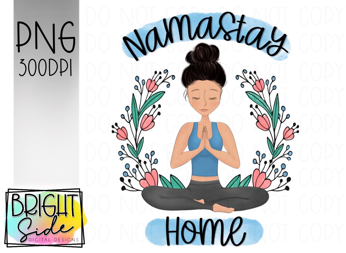 Namastay home/inside -Black hair/tan