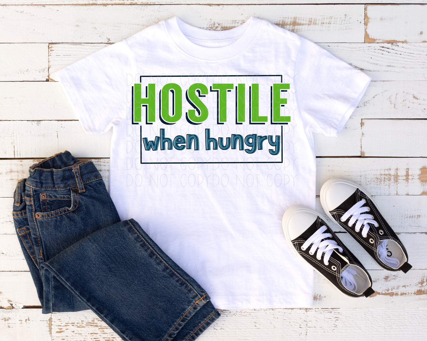 Hostile when hungry -green