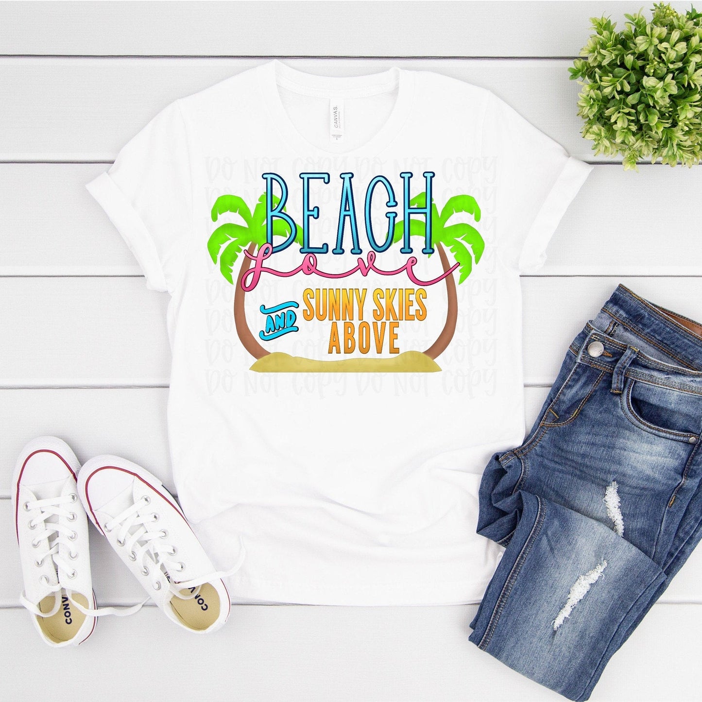 Beach love and Sunny skies