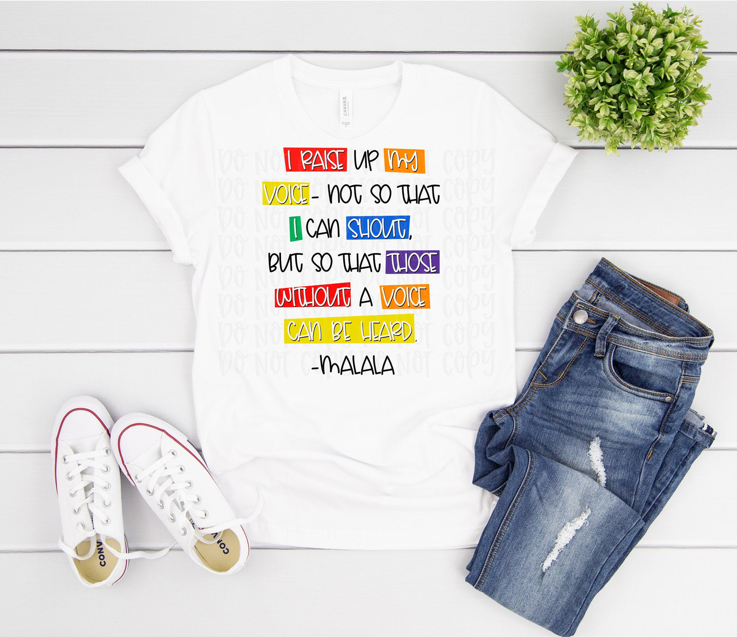 I raise up my voice: rainbow version