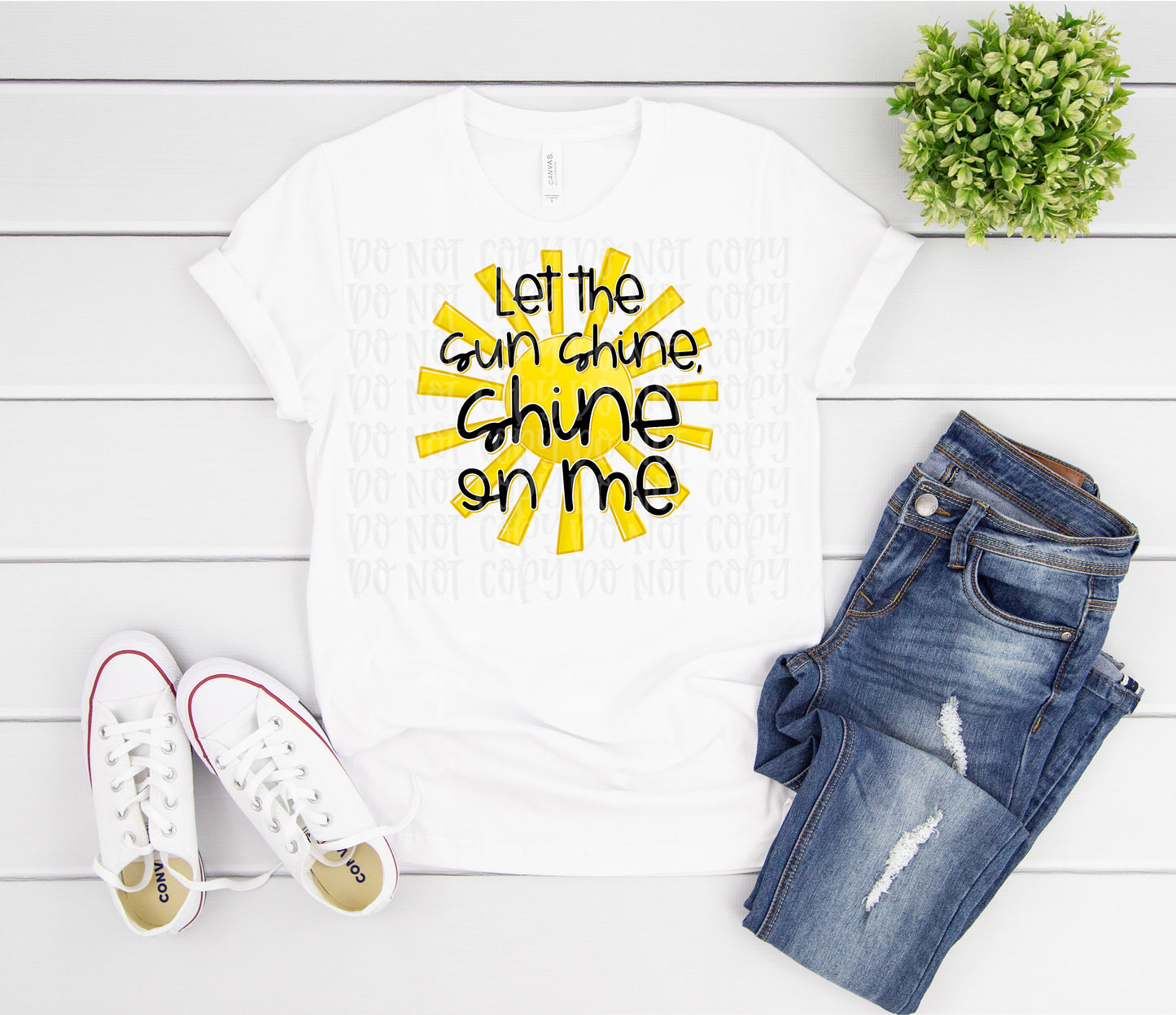 Let the sun shine, shine on me
