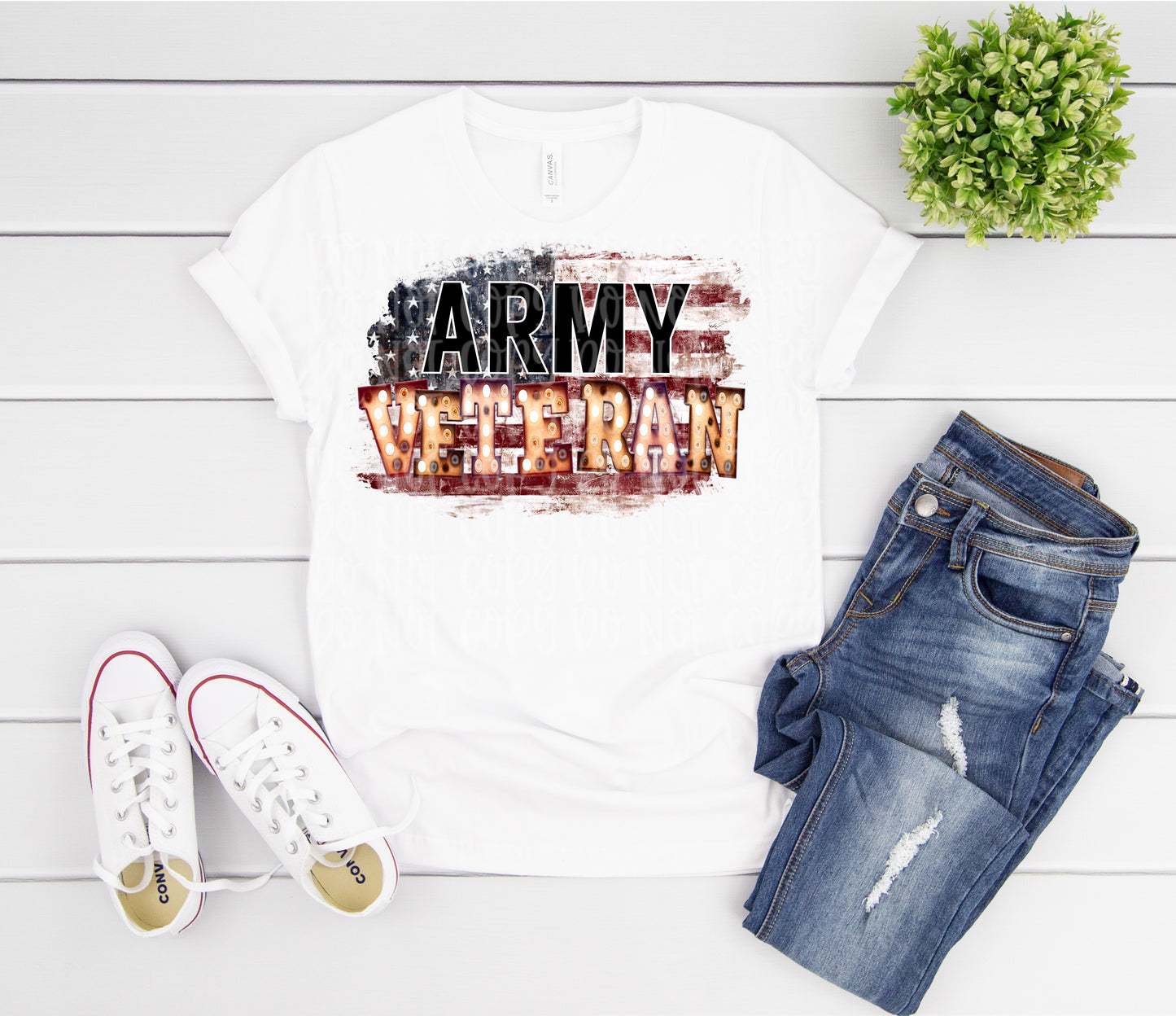 Army Veteran marquee -plain