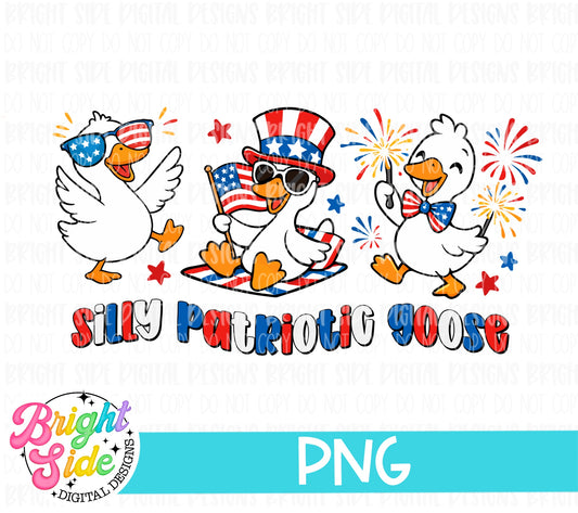 Silly Patriotic Goose