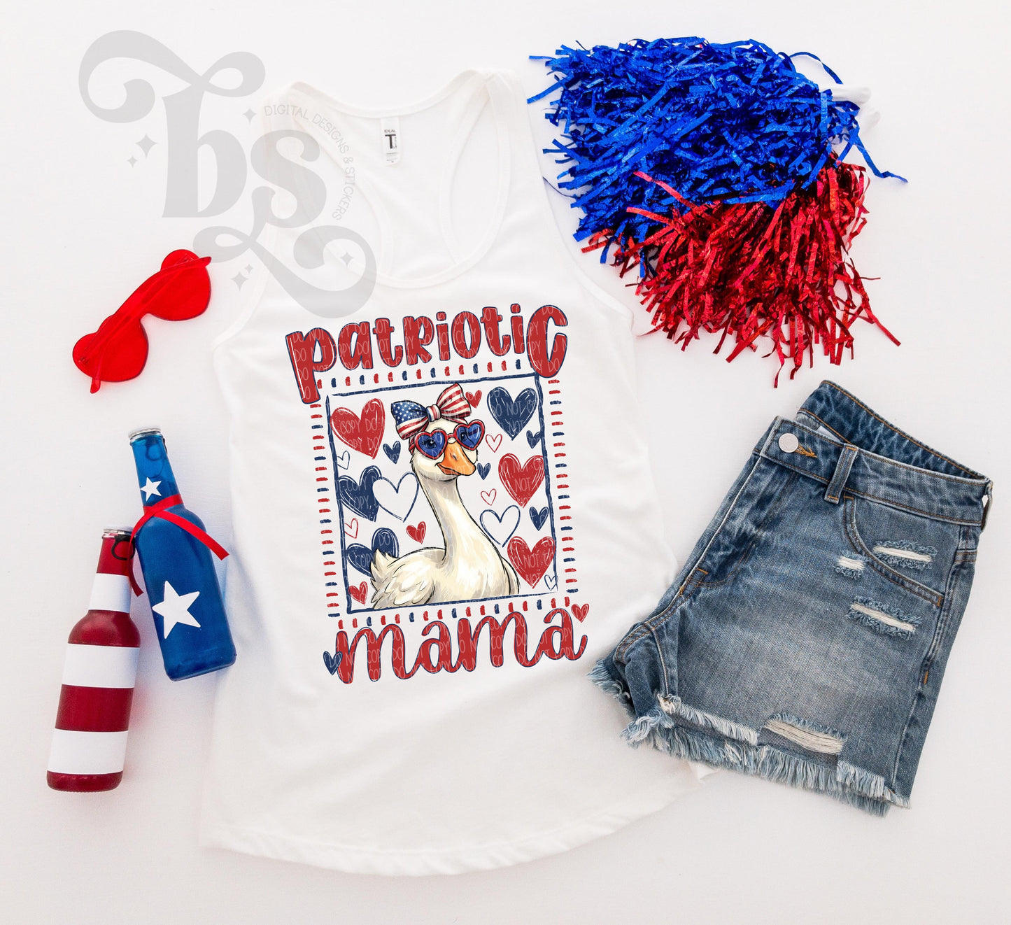 Patriotic Mama Goose