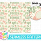 Pretty girls tennis club png with seamless pattern