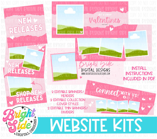 Website Kit -Valentines Theme