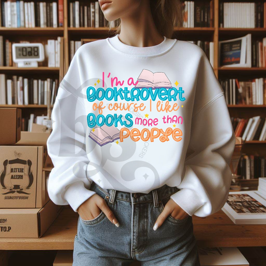 I’m A booktrovert of course I like books more than people