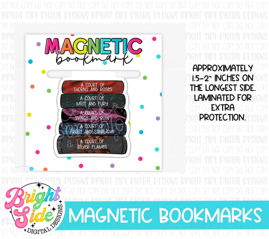 S.J.M. Book Stack Magnetic Bookmark