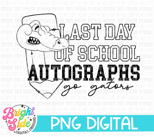 Gators - Last Day of School Autographs