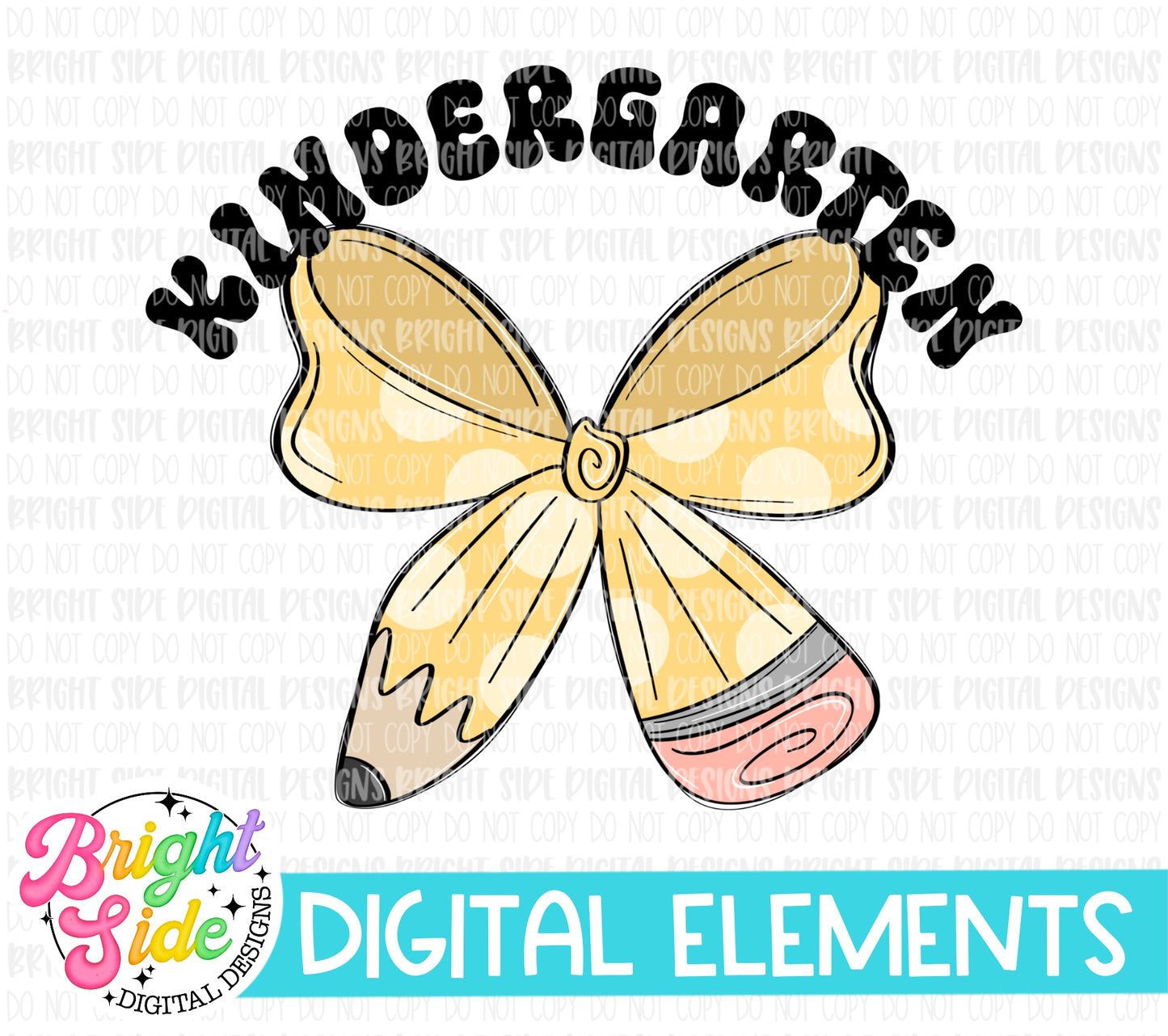 Kindergarten Pencil Bow