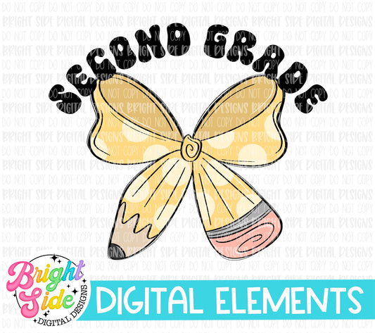 Second Grade Pencil Bow