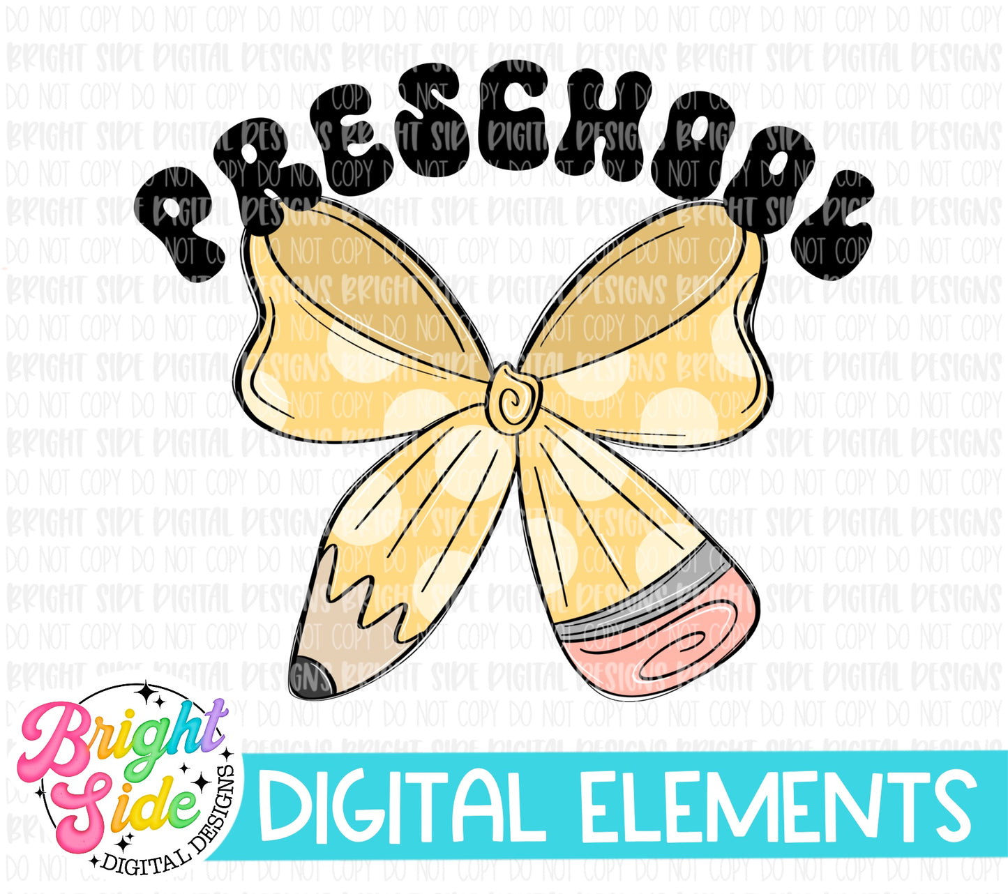 Preschool Pencil Bow