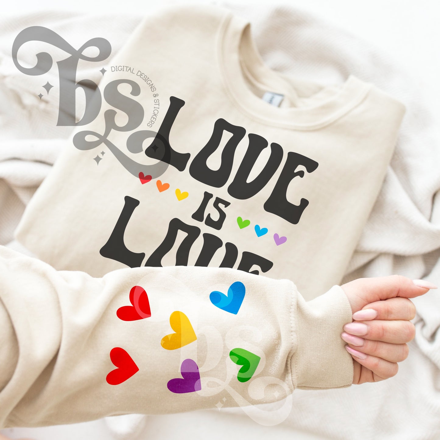 Love is love -with sleeve design