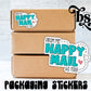 Happy Mail From Me to You Packaging Sticker