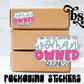 Woman Owned Business Packaging Sticker