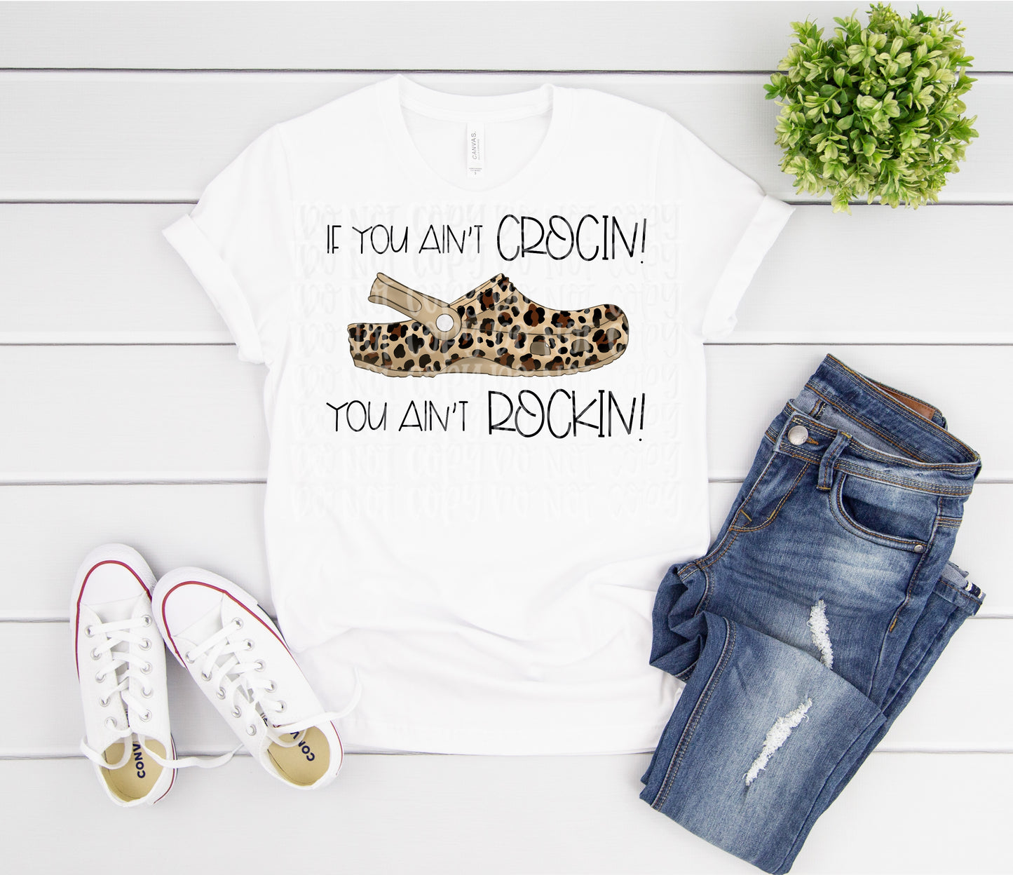 If you ain’t crocin’ you ain’t Rockin’ Leopard print
