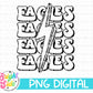 Eagles - single colored School mascot design