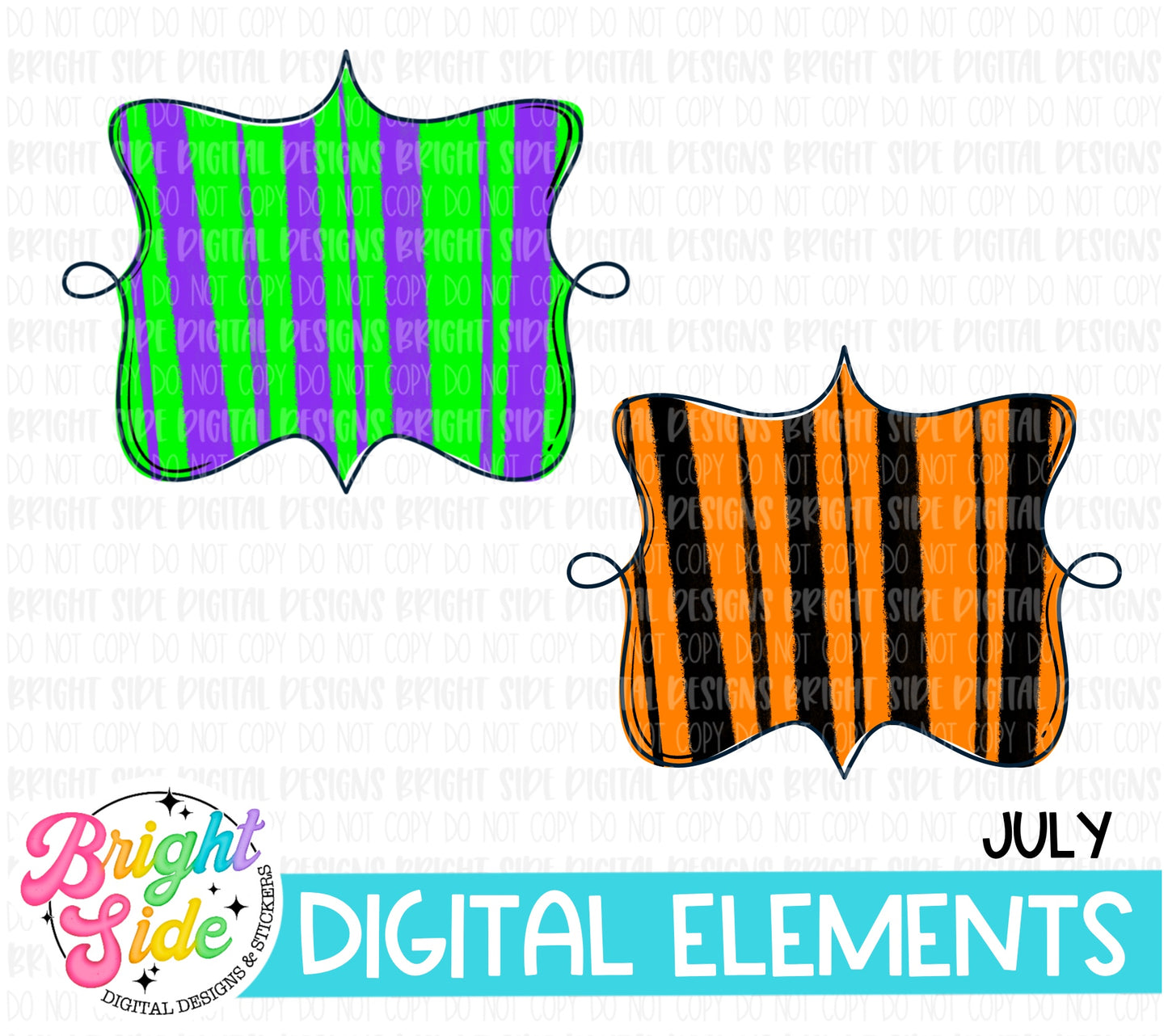 Halloween Digital Elements Bundle