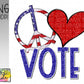 Peace Love Vote