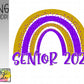 Senior 2021 rainbow Purple/Gold