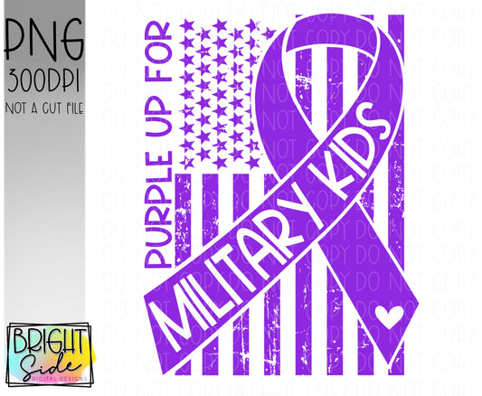 Purple up for military kids -Military child