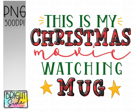 Christmas watching mug
