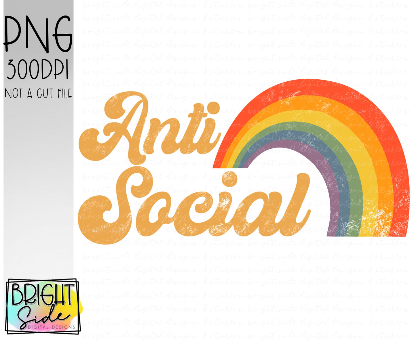 Anti Social rainbow