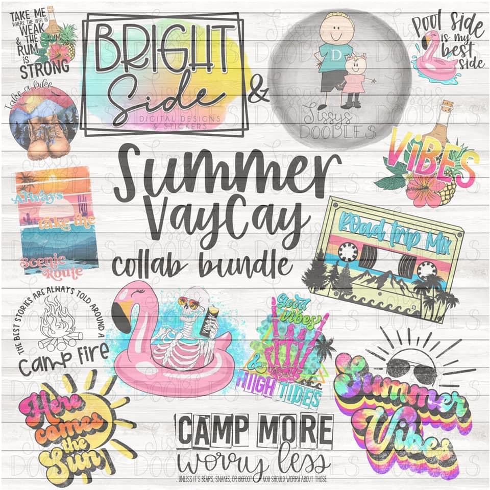 Summer Vacay/Travel Collab bundle with Sissy’s Doodles