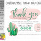 Thank You Card 2 -Cactus