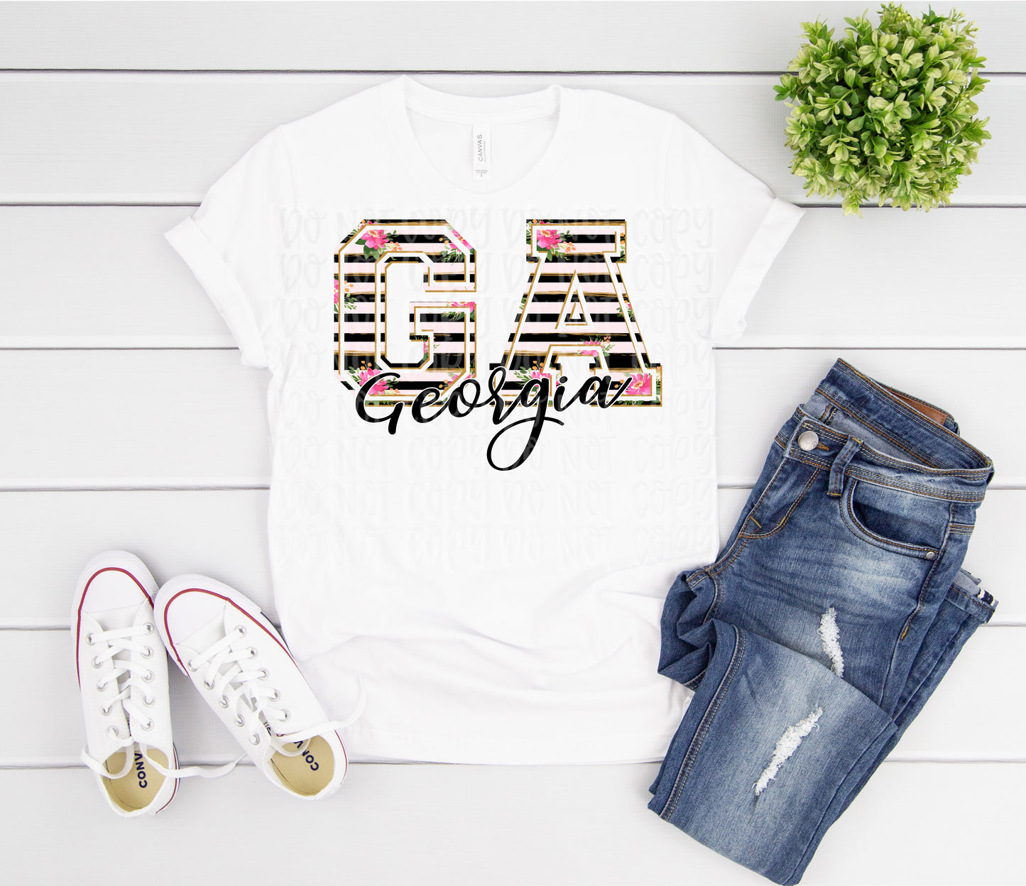 Georgia floral & gold