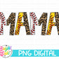 Mama -Baseball Softball leopard