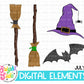 Halloween Digital Elements Bundle