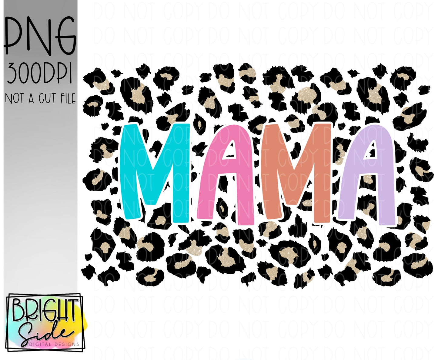 MAMA -pastel leopard