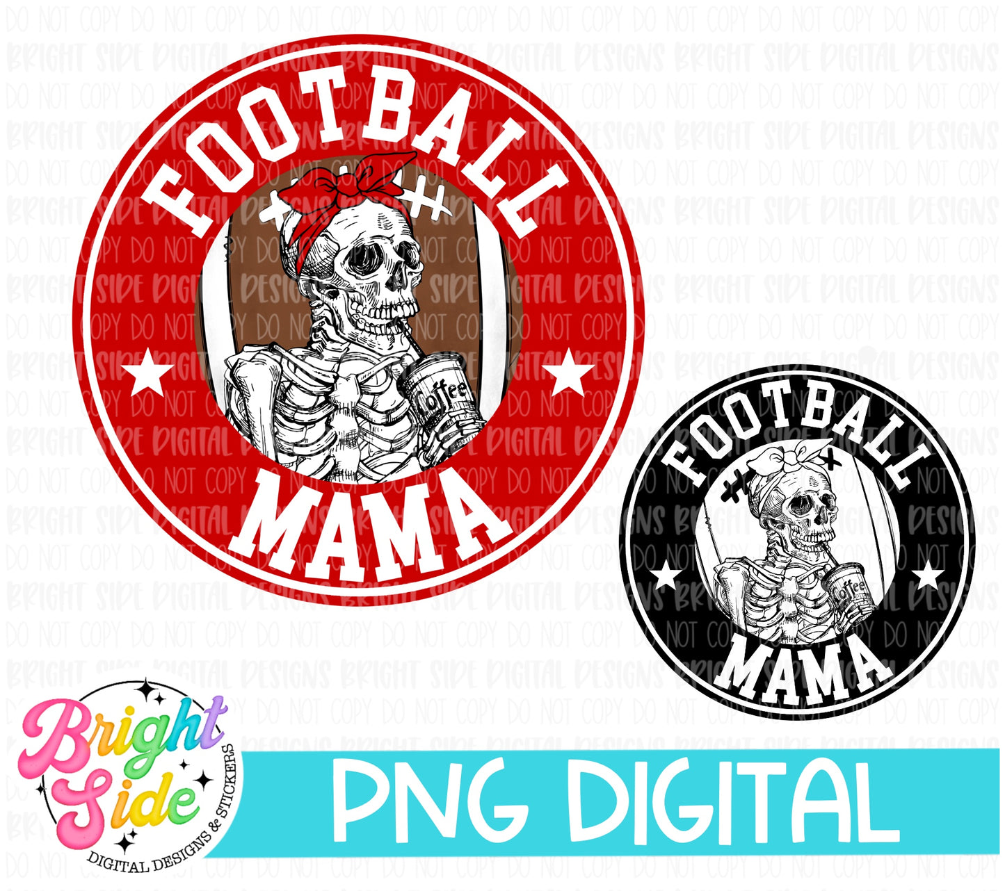 Football Mama -SB Skeleton