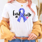 Find a cure -blue ribbon
