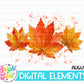 Fall Thanksgiving Digital Elements Bundle