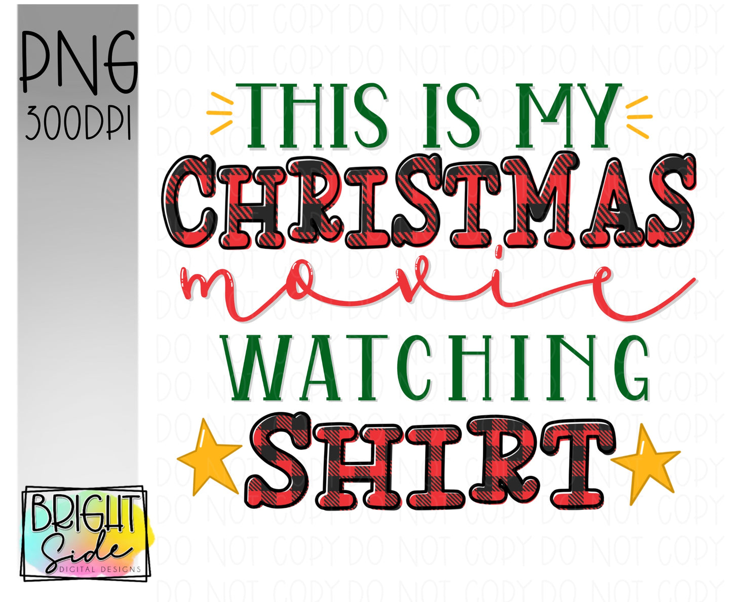 Christmas movie watching shirt