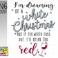 Dreaming of a white Christmas (wine)