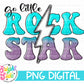 Go Little Rock star -blue/purple