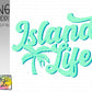 Island Life -palm tree