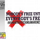 Nobody’s free until everybody’s free #Humantraffickingawareness