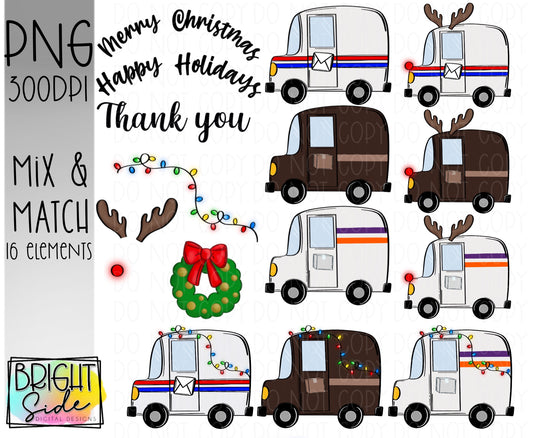 Holiday Mail Truck Bundle